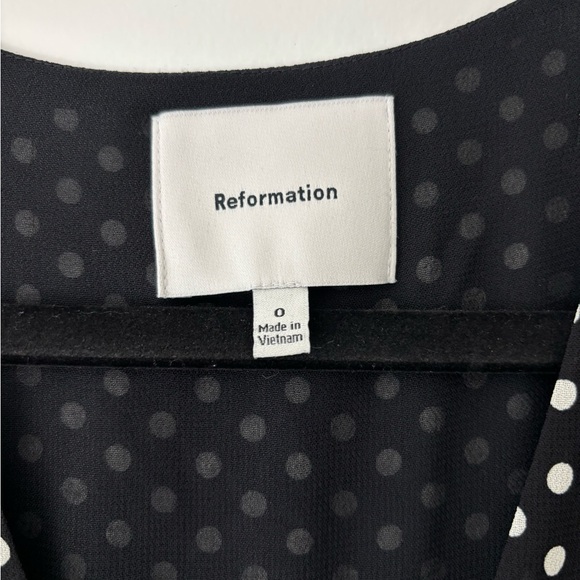 REFORMATION Midi Polka Dot Dress - Picture 2 of 4